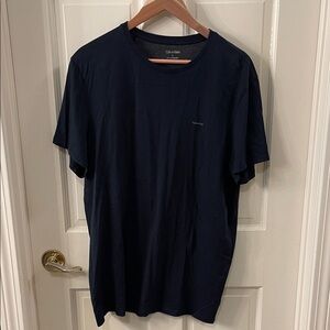 Calvin Klein Men's Dark Navy Short Sleeve Crew Tee
